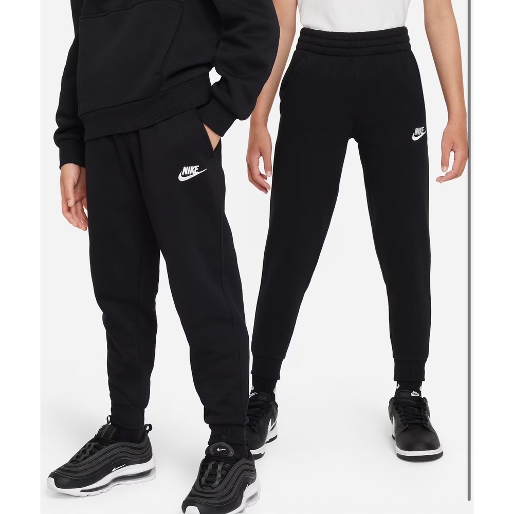 Nike Sportswear Club Fleece Joggers Kids Large Black FD3008-010 Sweatpants